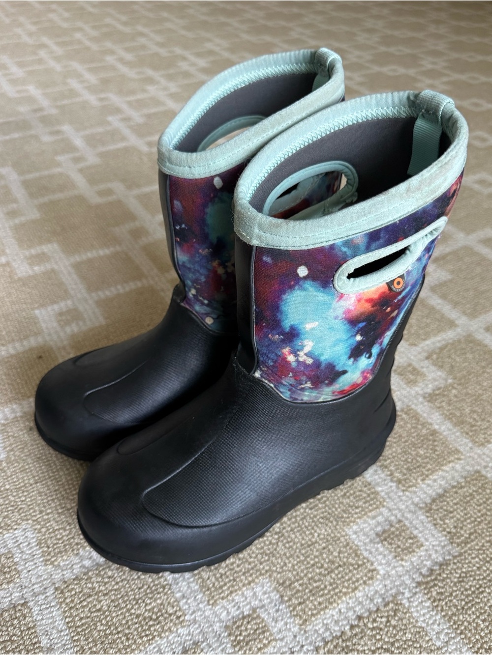 BOGS Neo-Classic Waterproof Insulated Winter Snow Boots Galaxy Kids Size 2 - Picture 12 of 12
